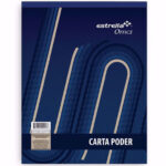 BLOCK CARTA PODER ESTRELLA C/50 HOJAS