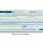 BLOCK PAGARE ESTRELLA C/50