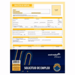 BLOCK SOLICITUD DE EMPLEO ESTRELLA C/50