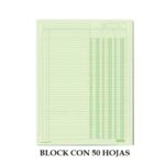 BLOCK TABULAR 3 COL. ESTRELLA C/CONCEPTO 50 HOJAS
