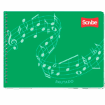 CUADERNO SCRIBE ITALIANO ESPIRAL PAUTADO C/50 HOJAS