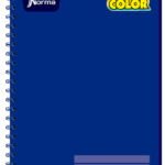 CUADERNO NORMA PROFESIONAL COLOR ESPIRAL CUADRO 7 C/100 HOJAS