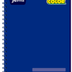 CUADERNO NORMA PROFESIONAL COLOR ESPIRAL RAYA C/100 HOJAS