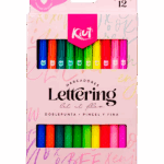 MARCADOR NORMA KIUT LETTERING DOBLE PUNTA C/12