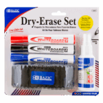 SET DE MARCADORES P/PIZARRON CON BORRADOR Y SPRAY