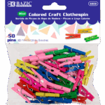 MICRO PINZAS BAZIC MADERA COLORES