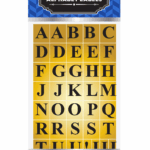 LETRAS ADHESIVAS BAZIC C/378