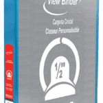 CARPETA BAZIC C/MICA CYAN 1/2"