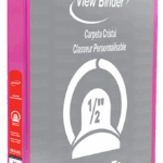 CARPETA BAZIC C/MICA FUSCHIA 1/2"