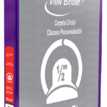 CARPETA BAZIC C/MICA MORADA 1/2"