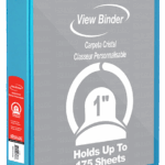 CARPETA BAZIC C/MICA CYAN 1"