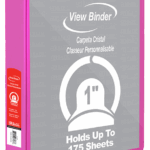 CARPETA BAZIC C/MICA FUSCHIA 1"