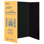 TRIPTICO DE CARTON BAZIC 36X48" NEGRO