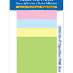 NOTAS ADHESIVAS BAZIC 3X3 PASTEL C/160