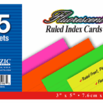 TARJETA BAZIC 3X5" RAYADO C/75 FL