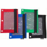 BOLSA P/LAPIZ BAZIC C/ZIPPER COLORES