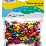 CUENTAS BARRILITO DE COLORES C/300