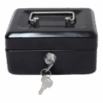 CAJA P/DINERO BARRILITO DE METAL 20.4X15X7.4CM CHICA