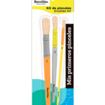 PINCELES BARRILITO MIS PRIMEROS PINCELES C/3