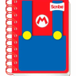 CUADERNO SCRIBE POCKET SUPER MARIO RAYA C/80  HOJAS