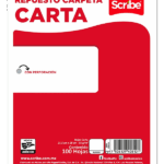 REPUESTO SCRIBE P/CARPETA BLANCO C/100H