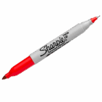 MARCADOR SHARPIE TWIN TIP ROJO