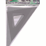 ESCUADRA MAPED HUMO C/B S/G 30CM