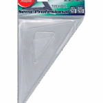 ESCUADRA MAPED TRANSPARENTE S/B S/G 25CM