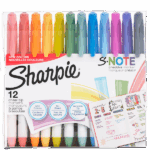 MARCADOR SHARPIE SNOTE C/12