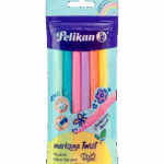 MARCADOR PELIKAN MARKANA TWIST DELGADO C/6 PASTEL