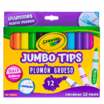 MARCADOR CRAYOLA GRUESO LAVABLE C/12