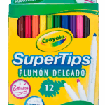 MARCADOR CRAYOLA DELGADO LAVABLE C/12