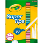 MARCADOR CRAYOLA SUPERTIPS C/50 DELGADO