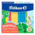 PLASTILINA PELIKAN C/4 COLORES 454 G