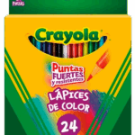COLORES CRAYOLA MADERA C/24