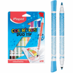 MARCADOR MAPED COLORPEPS C/10 DUO TIP