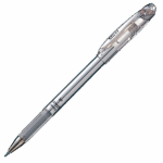 PLUMA PENTEL SLICCI PLATEADO METALICO GEL 0.8
