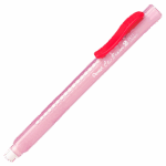 PORTABORRADOR CLICKERASER ROJO TRANSPARENTE