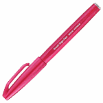 MARCADOR PENTEL BRUSH SIGN PEN BORGOÑA PASTEL