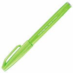 MARCADOR PENTEL BRUSH SIGN PEN VERDE CLARO PASTEL