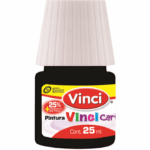 PINTURA VINCI CARTEL 25ML NEGRO BUJIA