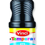TEMPERA VINCI BOTELLA 16OZ NEGRO