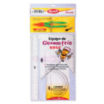 JUEGO DE GEOMETRIA VINCI GRANDE C/C 8952