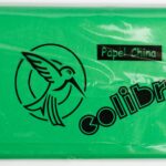 PAPEL CHINA COLIBRI/SCENTO VERDE BANDERA C/100