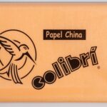 PAPEL CHINA COLIBRI/SCENTO SALMON (DURAZNO) C/100
