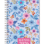 AGENDA UPAK DIARIA FLORES FANTASIA 2026 13.2 X 19.9 CM
