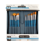 SET PINCELES RODART CORTOS TAKLON ORO PLAN Y REDON C/12