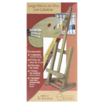 JUEGO CABALLETE+OLEOS+PINCELES+ BASTIDOR C/12