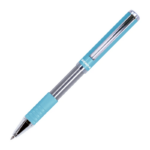 PLUMA ZEBRA SLIDE PEN C/ESTUCHE AZUL CLARO (TINTA NEGRA)