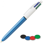 PLUMA BIC 4 COLORES PZA